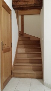 Escalier, menuiserie Lemaire, sézanne, Fère Champenoise, Etoges, dans la Marne