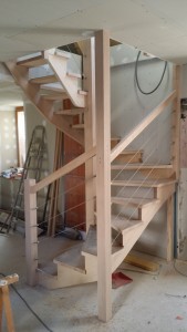 Escalier, Menuiserie Lemaire à sézanne dans la Marne, 51