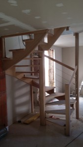 Escalier, Menuiserie Lemaire à sézanne dans la Marne, 51