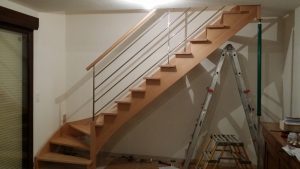 Escalier, Menuiserie Lemaire à sézanne dans la Marne, 51
