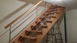 Escalier, Menuiserie Lemaire à sézanne dans la Marne, 51