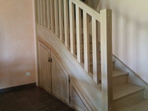 Escalier, menuiserie Lemaire à Broyes dans la Marne, 51